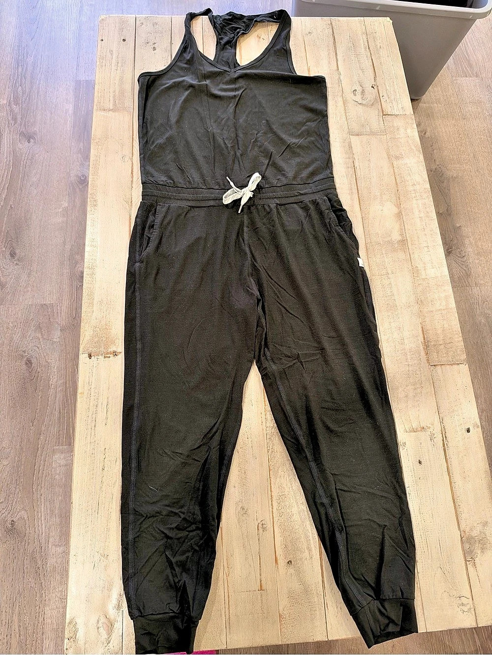 Vuori Lux One-Piece Jumpsuit – Black – Size S
